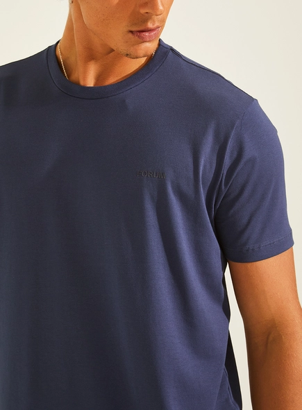 Camiseta New Slim Caimento Ajustado Reto Pima