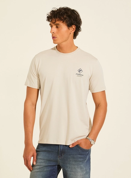 Camiseta New Slim Reta Pima Flex Premium