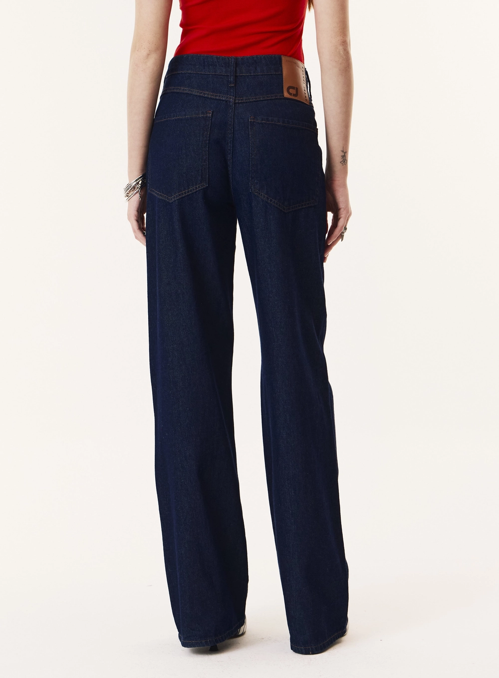 Calça Jeans Lavagem Escura Feminina - Berlim Índigo