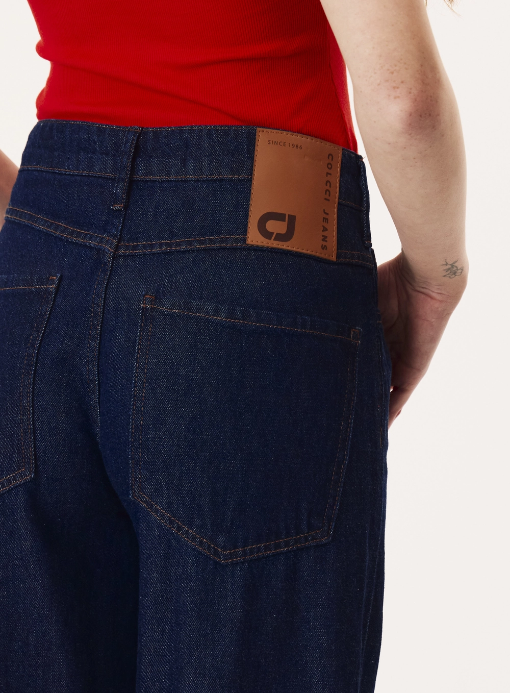 Calça Jeans Lavagem Escura Feminina - Berlim Índigo