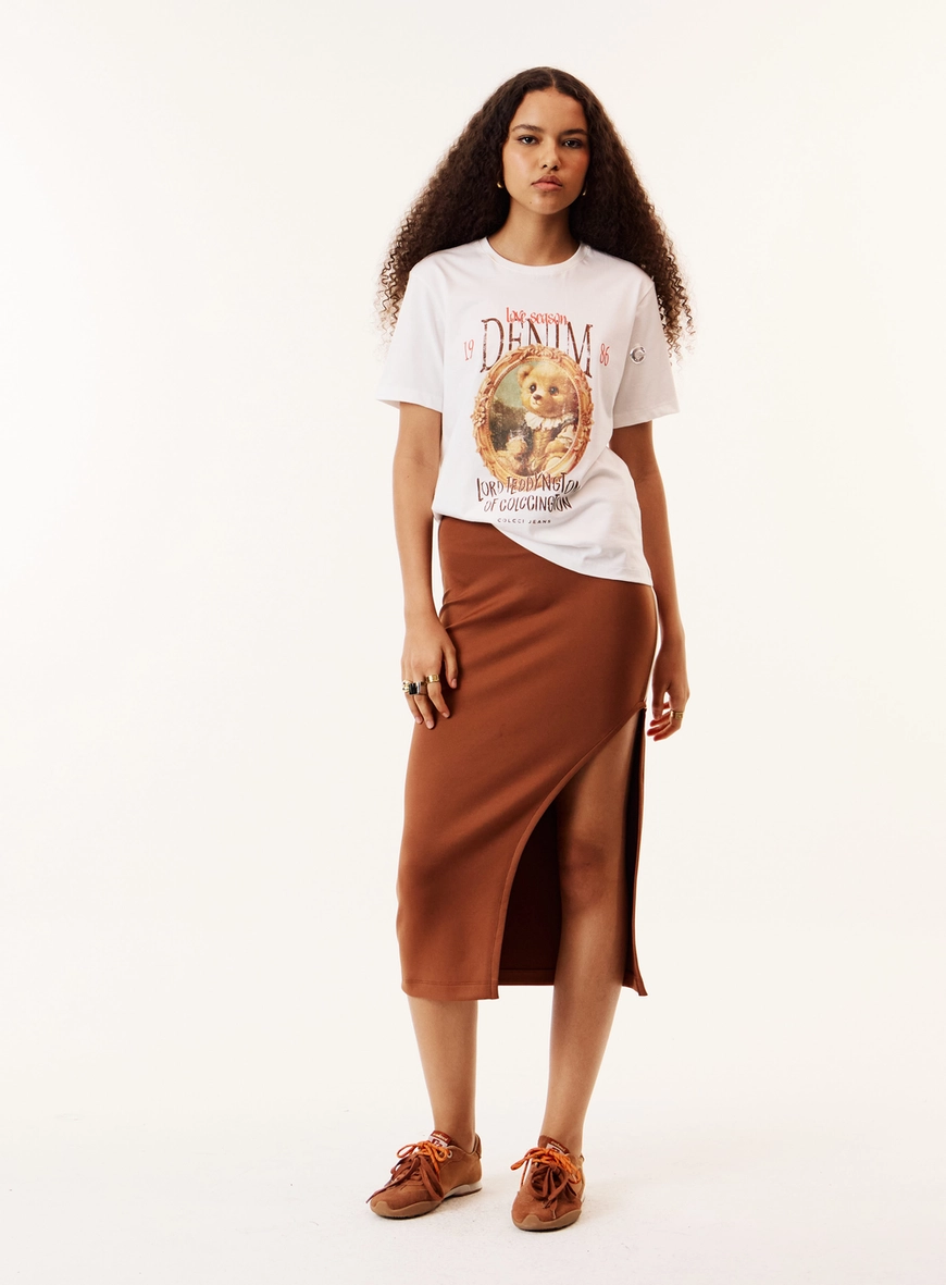 Camiseta Oversized Estampada Feminina