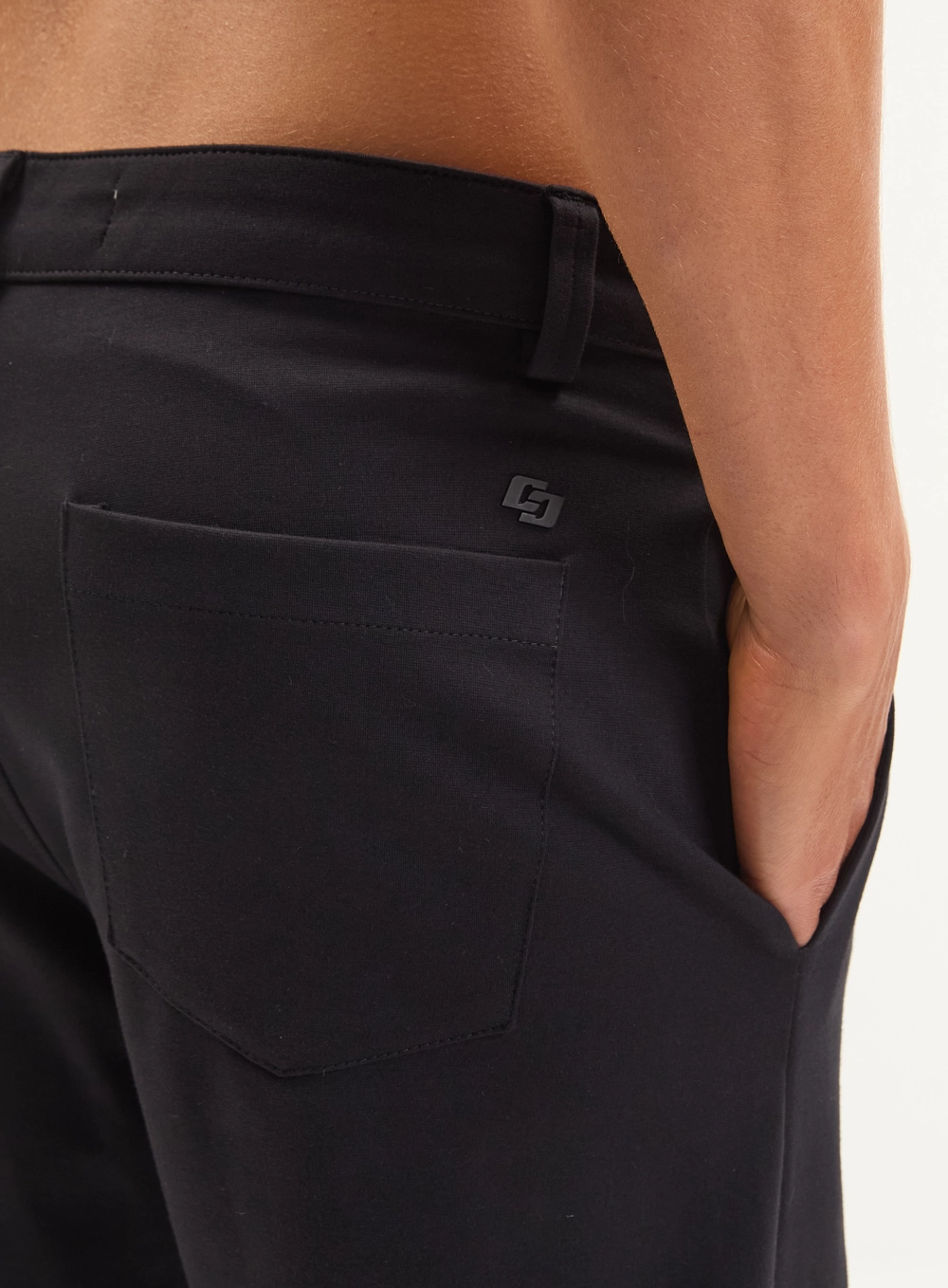Calça Alfaiataria Reta Cotton Masculina Preto