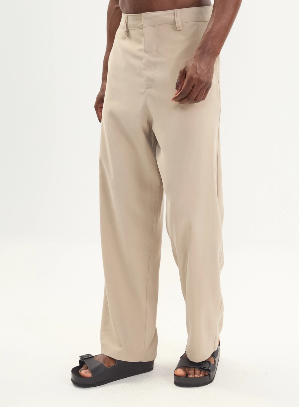 Calça Alfaiataria Baggy Masculina - London Bege