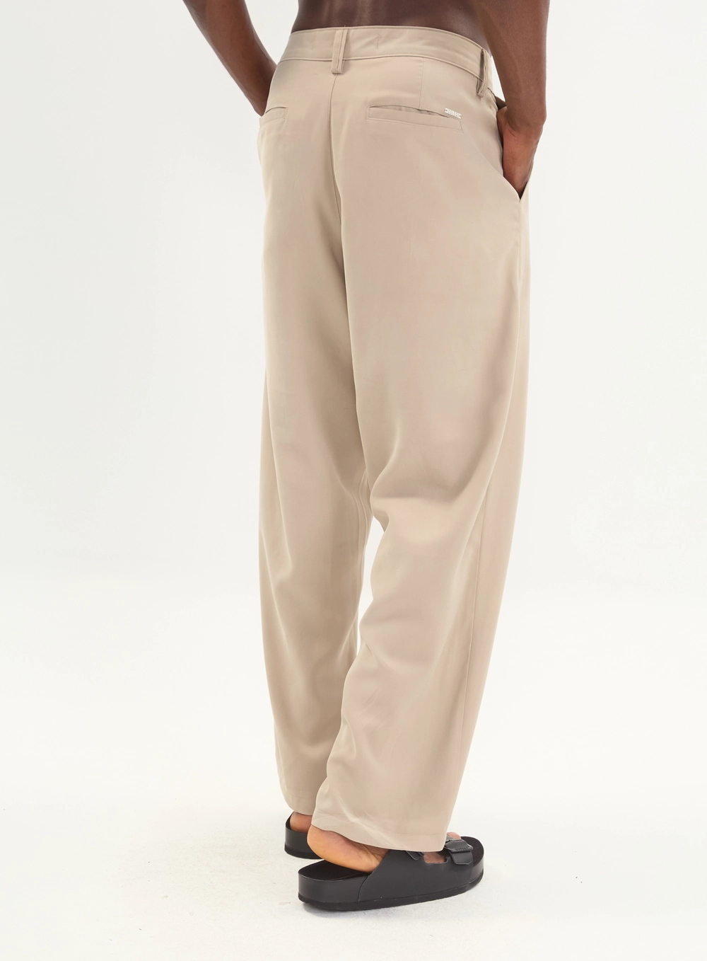 Calça Alfaiataria Baggy Masculina - London Bege