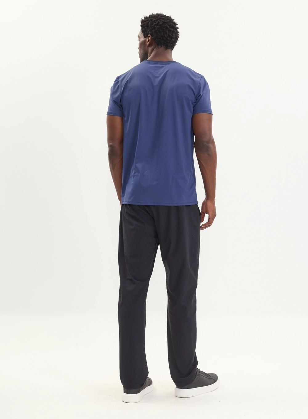Calça Reta Malha Tech Masculina Preto