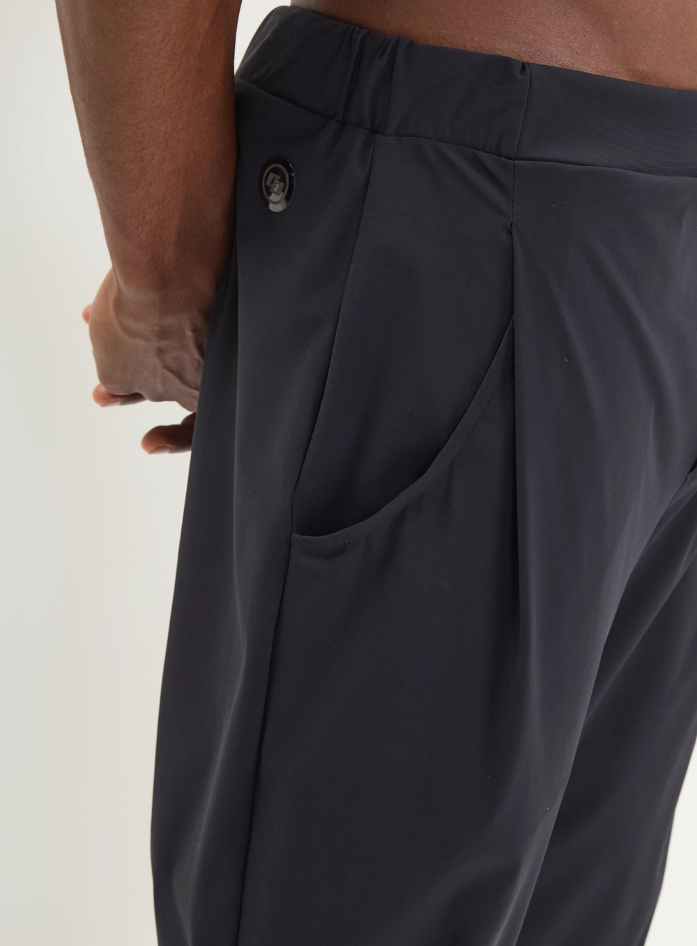 Calça Reta Malha Tech Masculina Preto