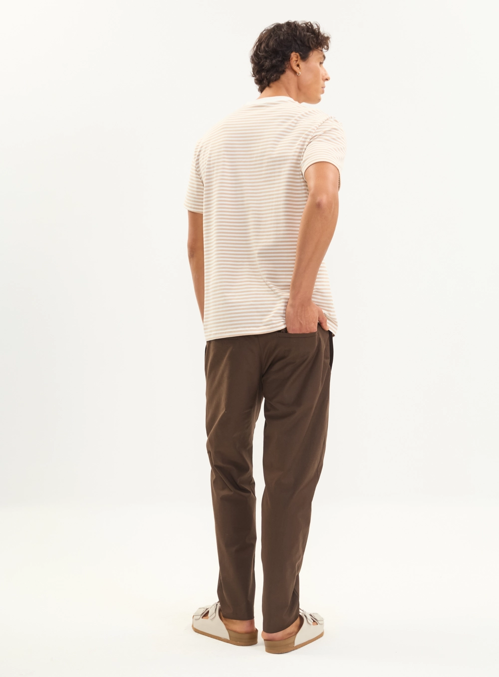 Calça Alfaiataria Masculina - Kein Marrom Coconut