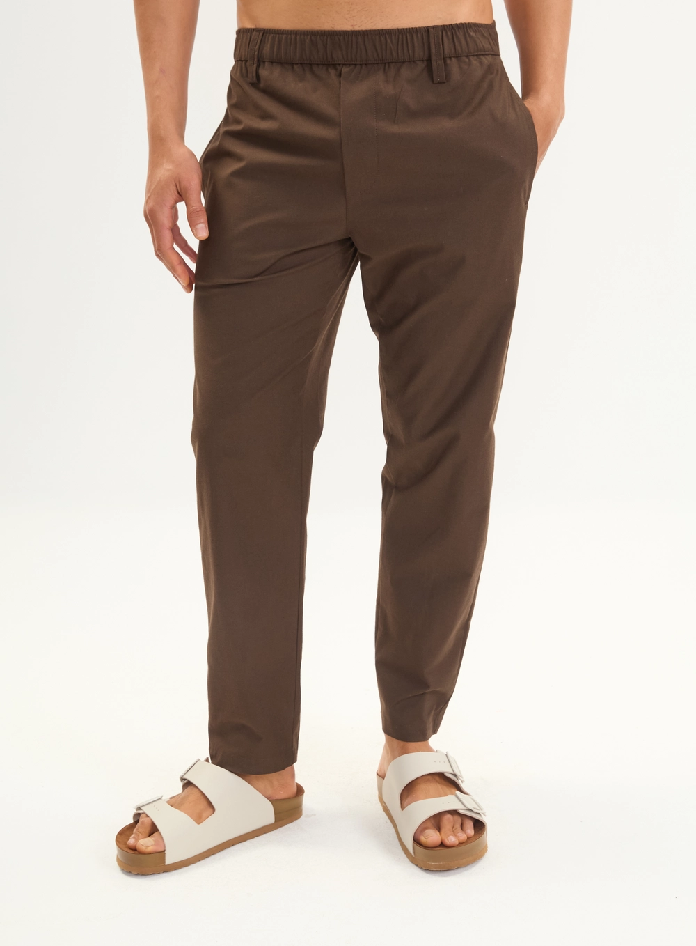 Calça Alfaiataria Masculina - Kein Marrom Coconut