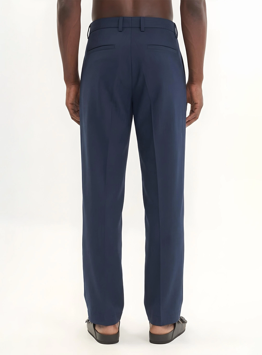 Calça Alfaiataria Masculina - Reta Azul