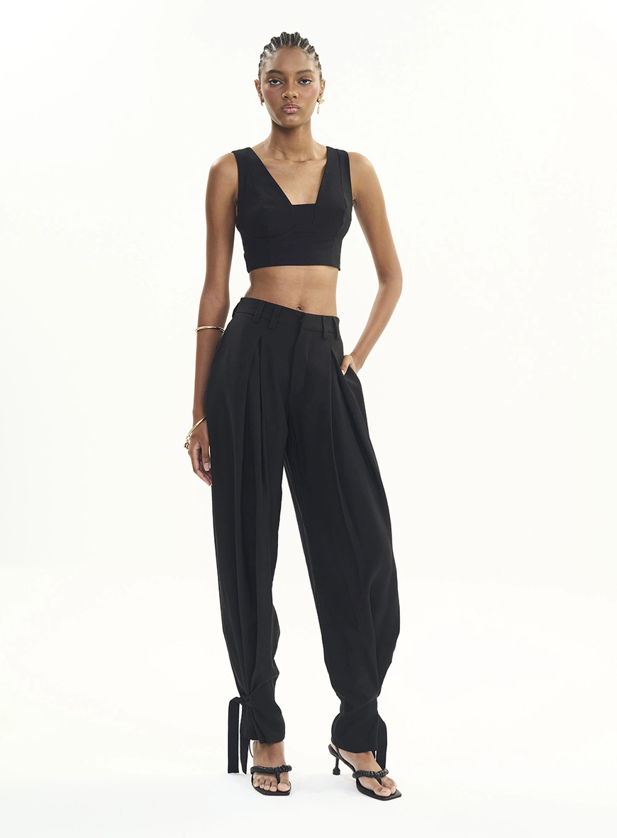 Calça Alfaiataria Feminina Com Ajuste - Joana