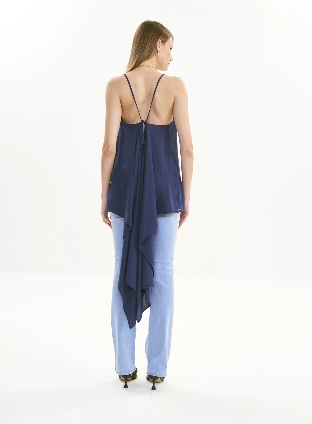 Calça Jeans Feminina Skinny Reta Clara - Bia Índigo