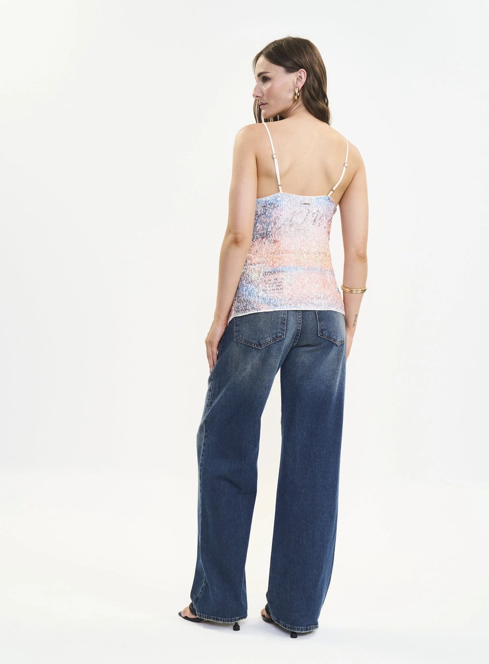 Calça Jeans Wide Leg Cintura Alta - Juliette Índigo