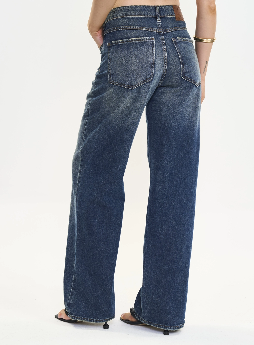 Calça Jeans Wide Leg Cintura Alta - Juliette Índigo