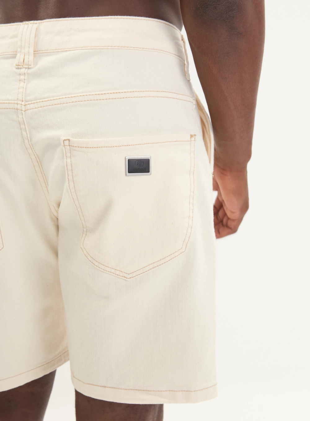 Bermuda Sarja Masculina Reta Clássica - New Davi Off Shell