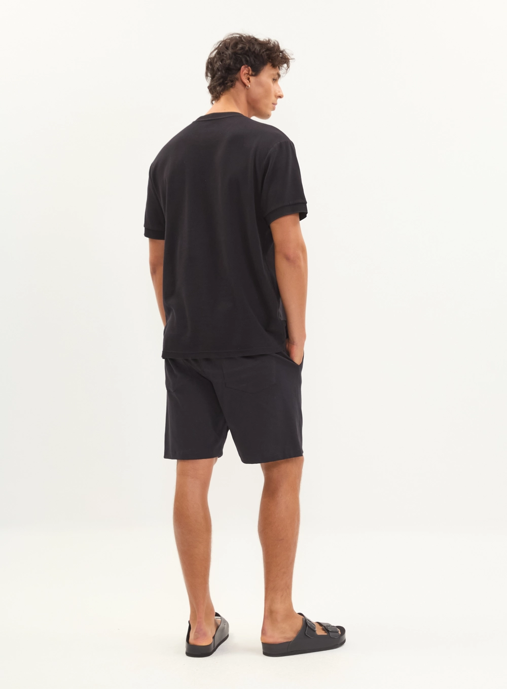 Bermuda Masculina Cotton New Chino Preto