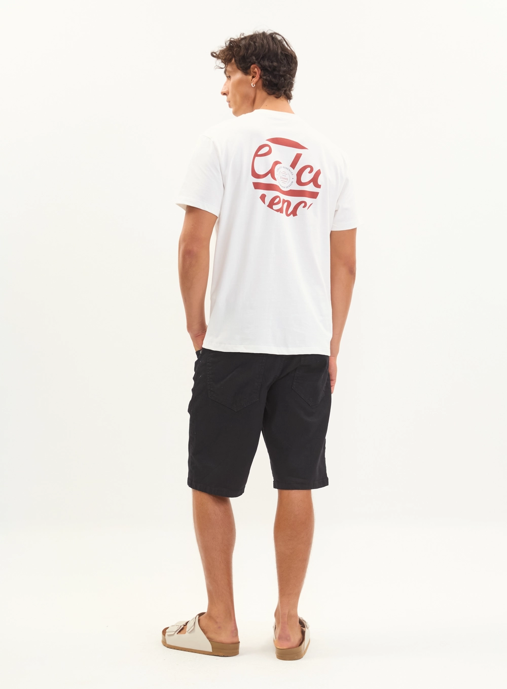 Bermuda Jeans Masculina Black Denim - Noah Indigo Preto