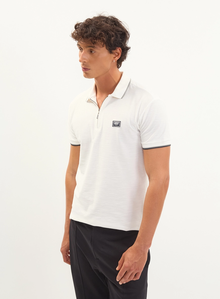 Polo Masculina Piquet Flamê - Brasil