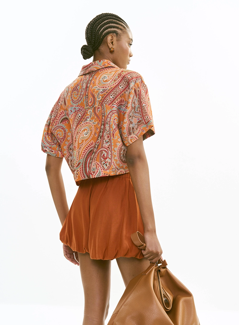 Camisa Feminina Boy Cropped Estampada Estampados