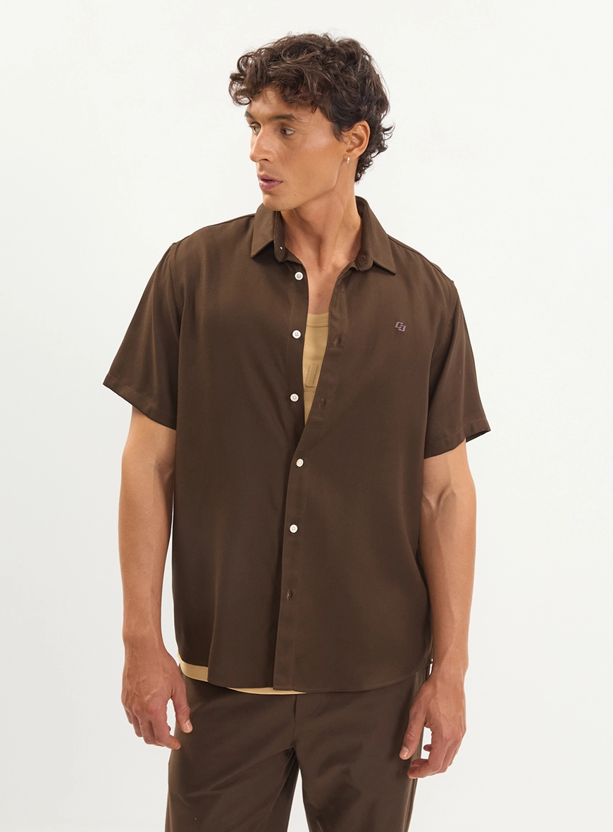 Camisa Relax Ampla Manga Curta - Colcci Trend