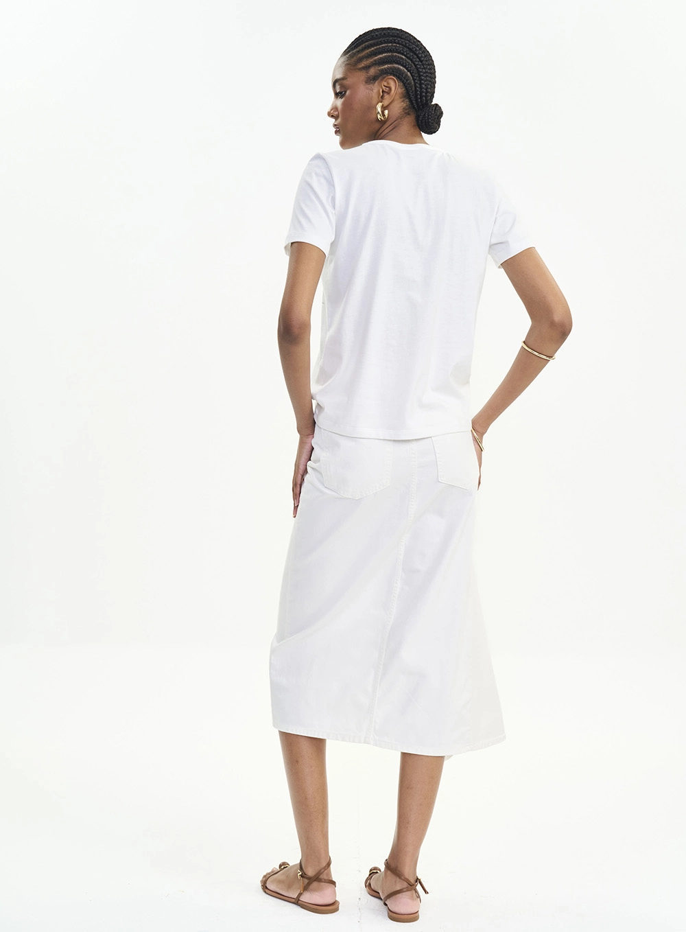 Camiseta Reta Ajustada Comfort Com Estampa Off Shell