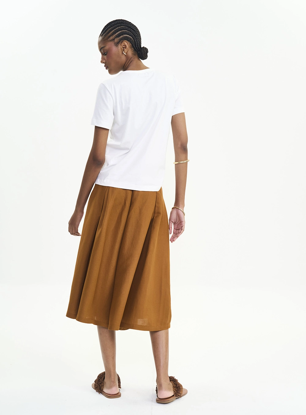 Camiseta Malha 1 Feminino Colcci Off Shell