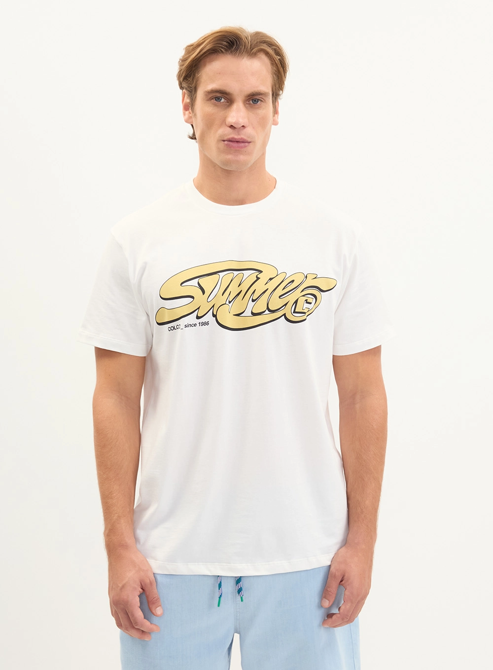 Camiseta Regular Fit Summer Masculina Off Shell