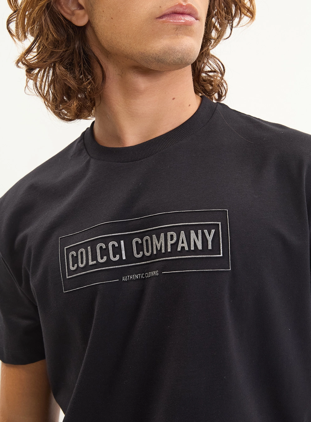 Camiseta Básica Regular Masculina Preto