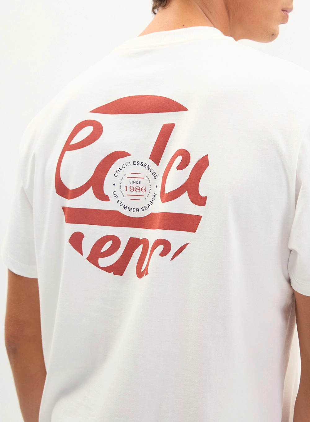 Camiseta Masculina Regular Estampa Costas Off Shell