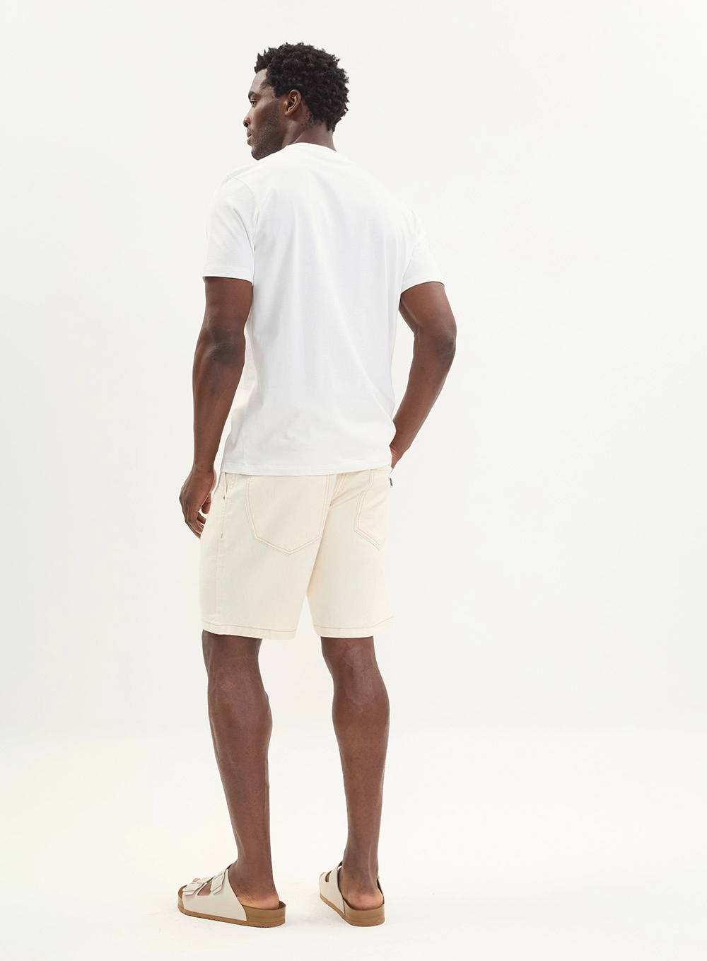 Camiseta Masculina New Slim Estampada Off Shell