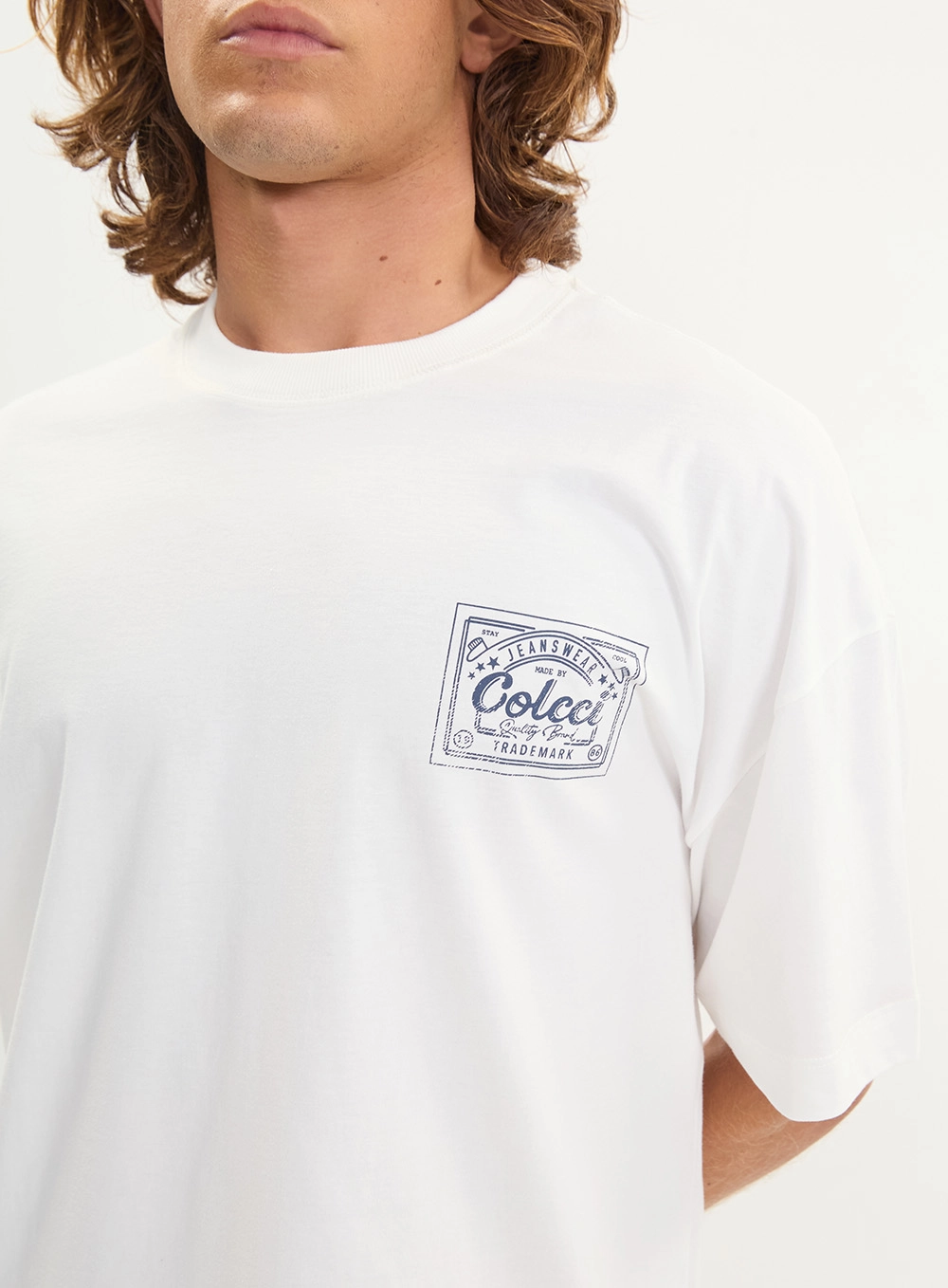 Camiseta Masculina Box New Estampa Localizada Off Shell