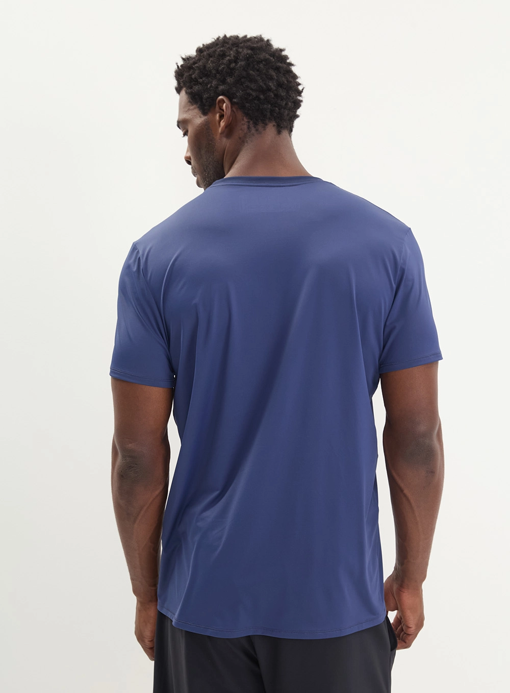 Camiseta Masculina Slim Fitness Azul