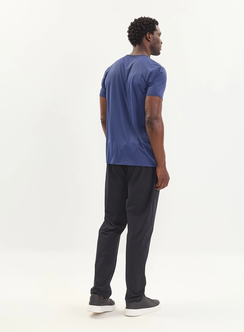 Camiseta Masculina Slim Fitness Azul