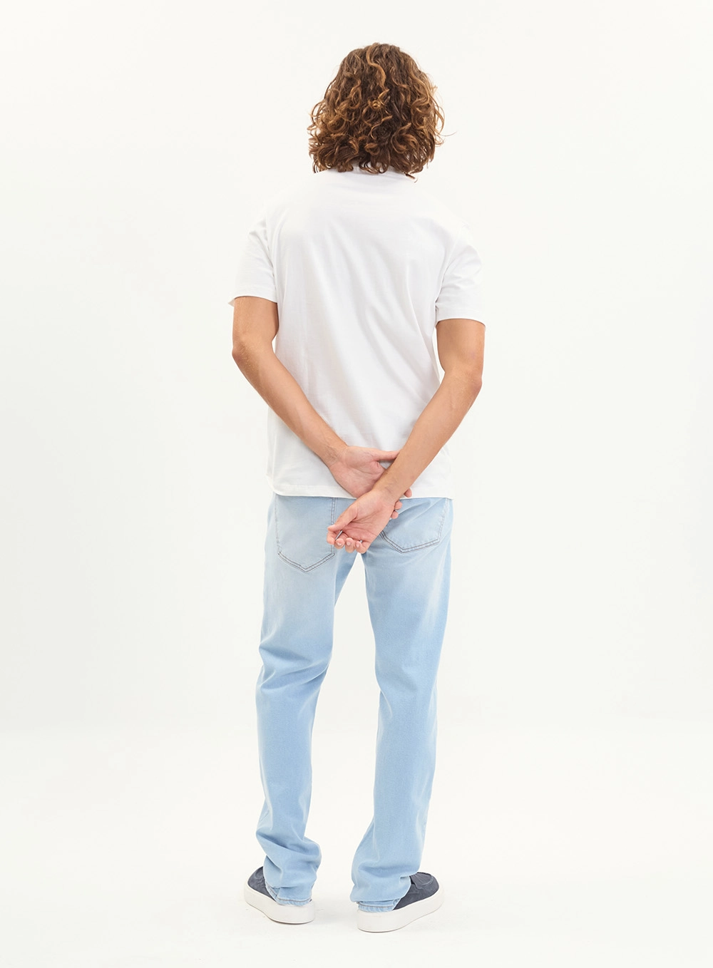 Camiseta Masculina Básica New Slim Off Shell