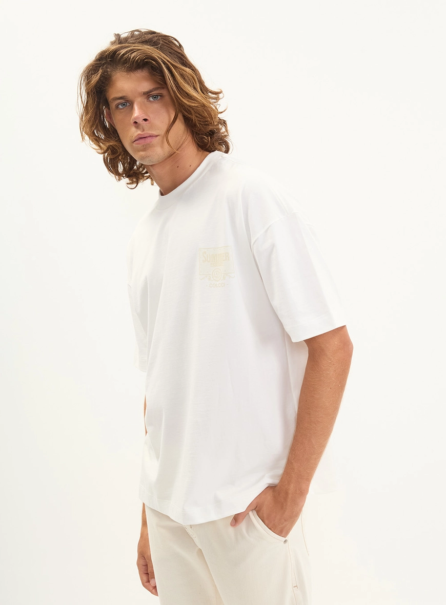 Camiseta Masculina New Box Detalhes Costas