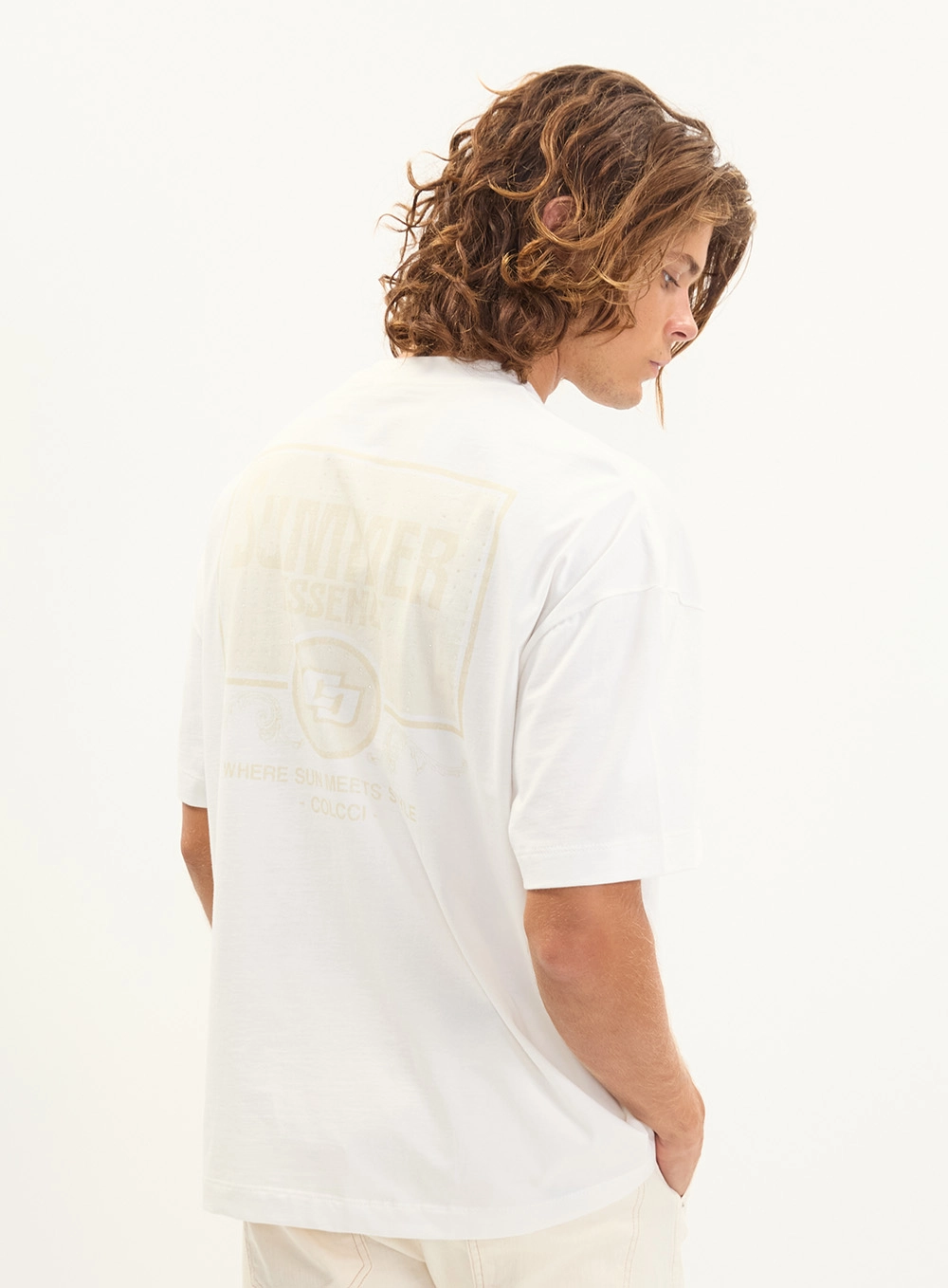 Camiseta Masculina New Box Detalhes Costas Off Shell