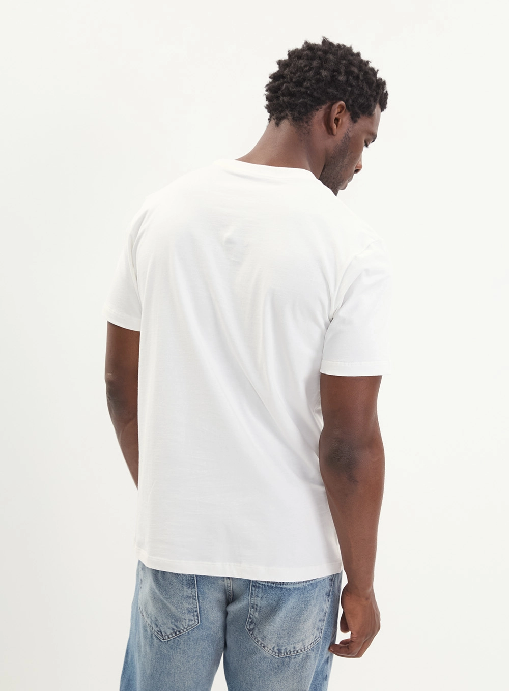 Camiseta Masculina New Slim Estampada Off Shell