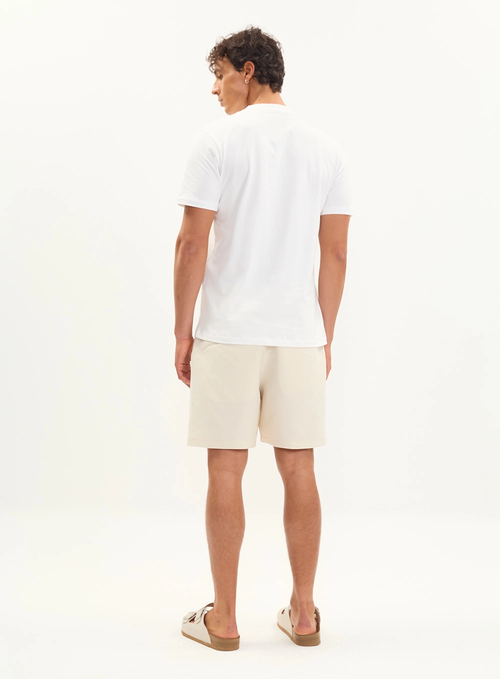 Camiseta Masculina New Slim Básica Estampada Off Shell
