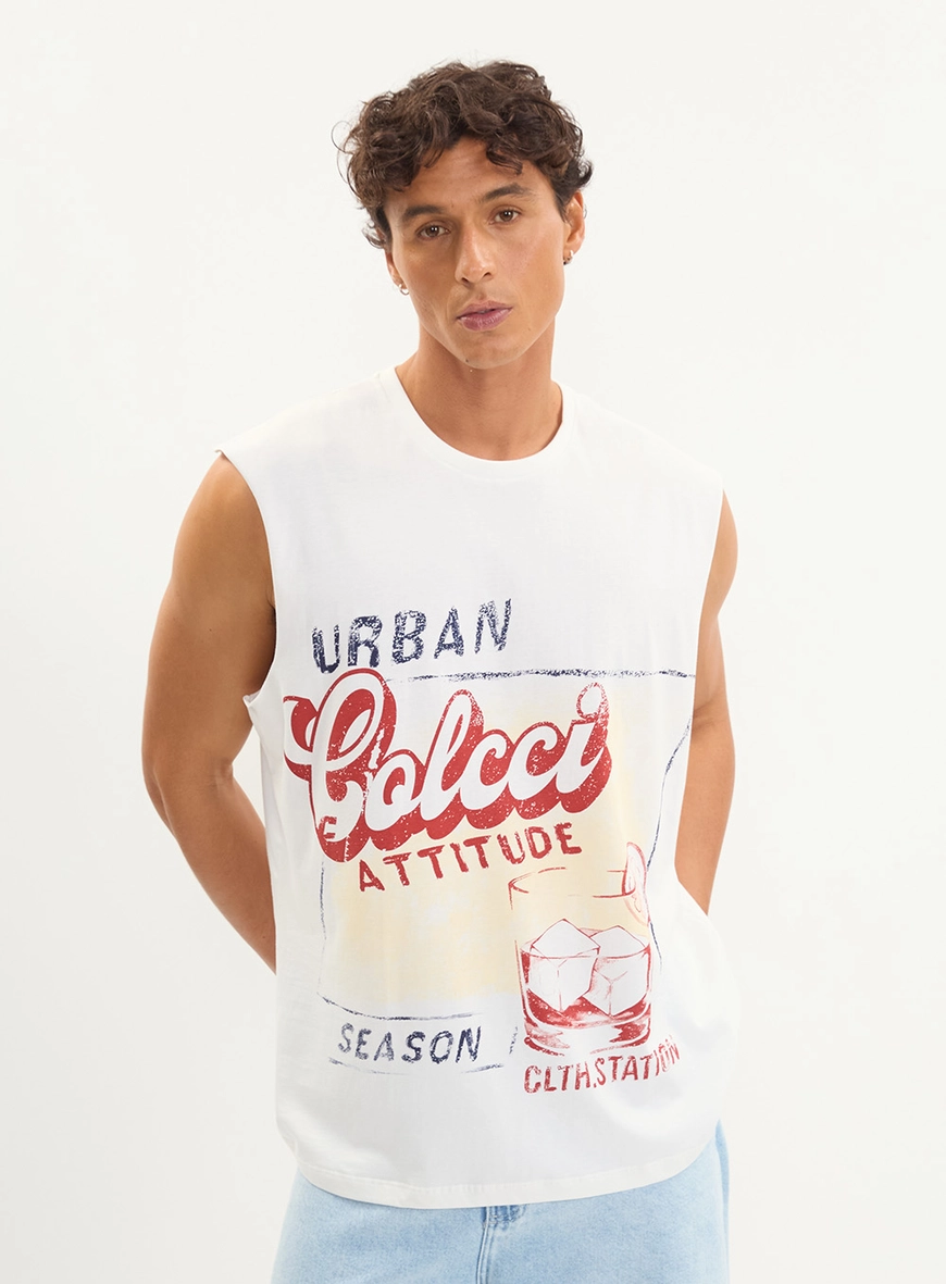 Regata Masculina Box Estampada