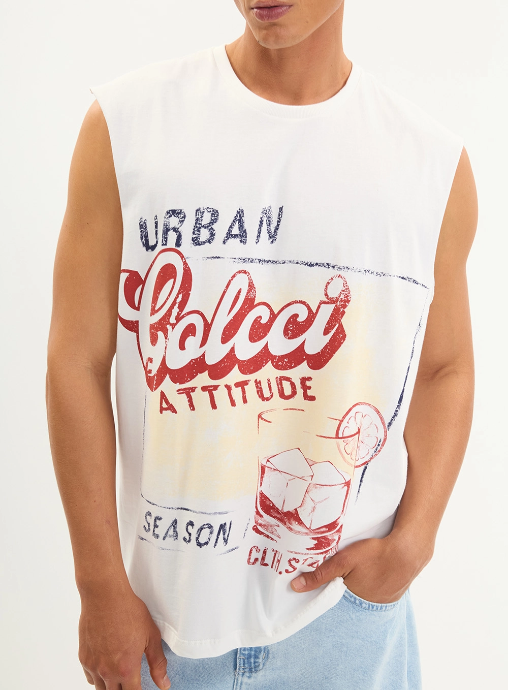 Regata Masculina Box Estampada Off Shell