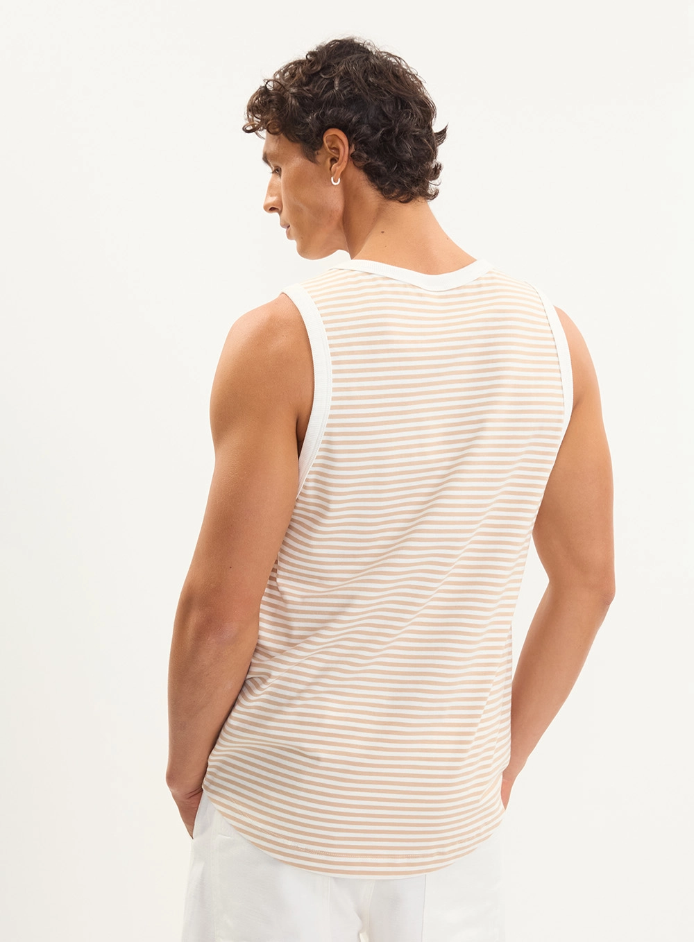 Regata Masculina Comfort Listrada Estampados