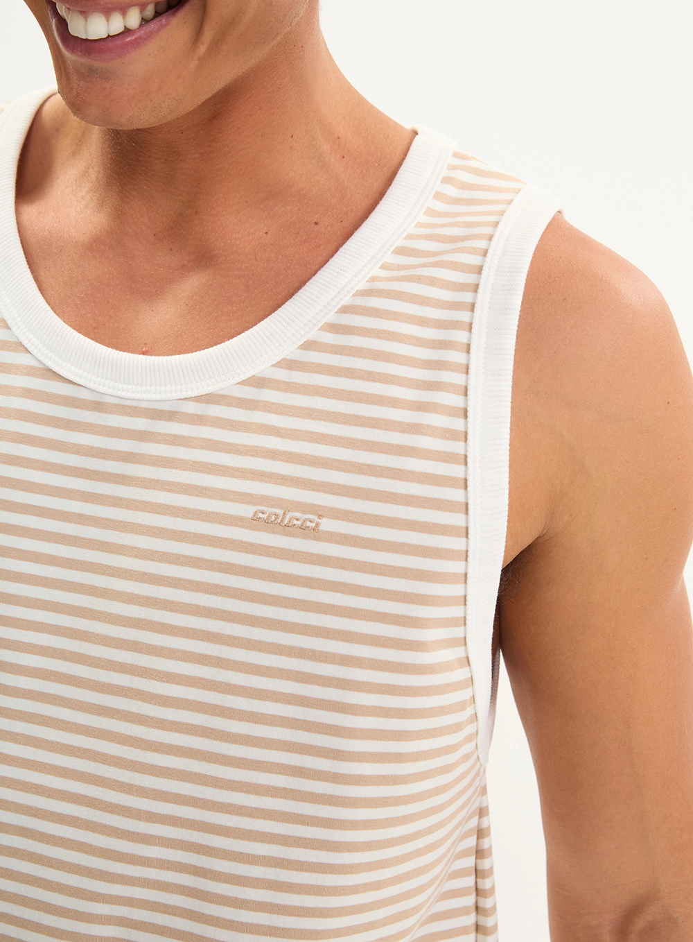 Regata Masculina Comfort Listrada Estampados