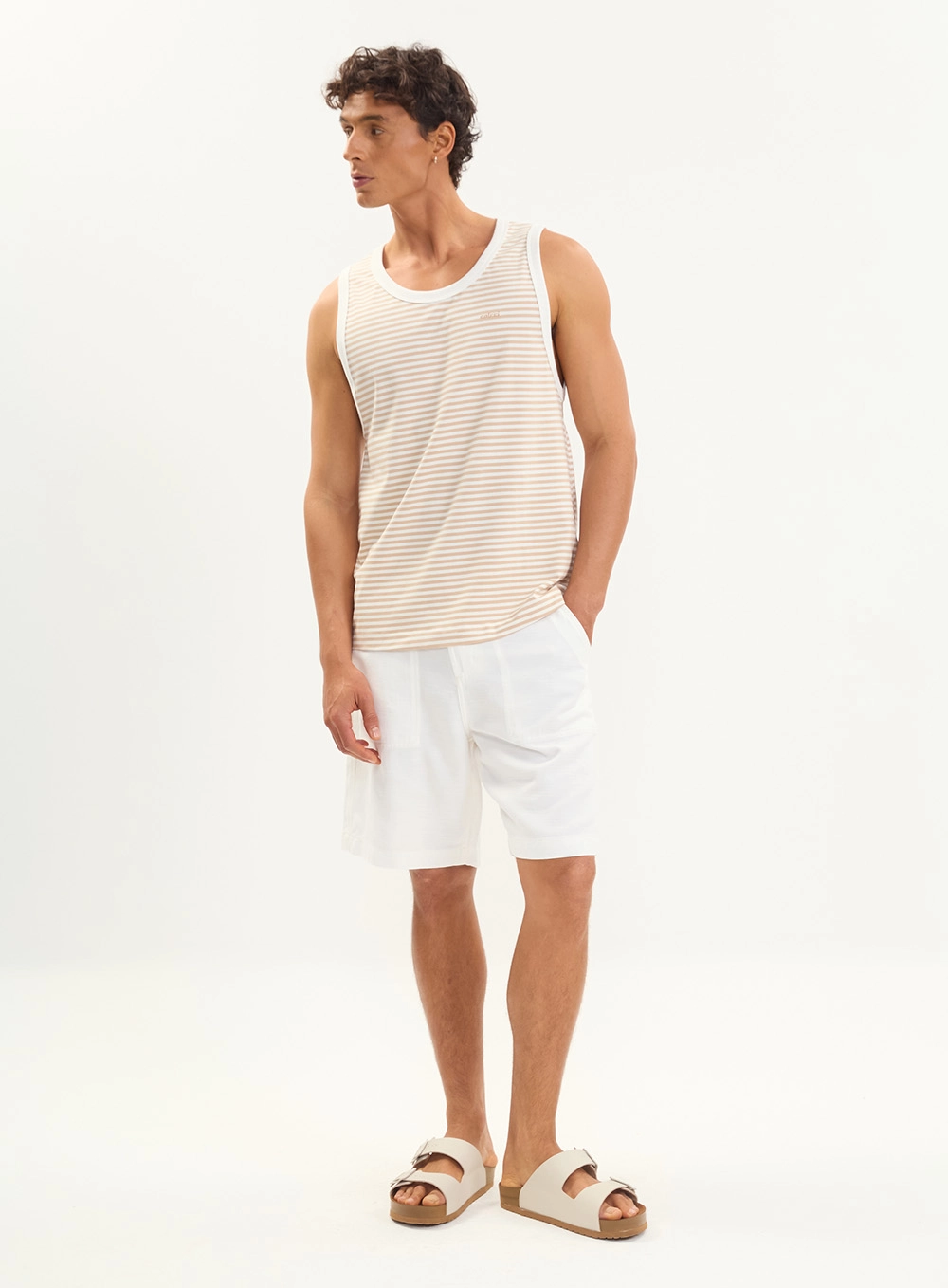 Regata Masculina Comfort Listrada Estampados