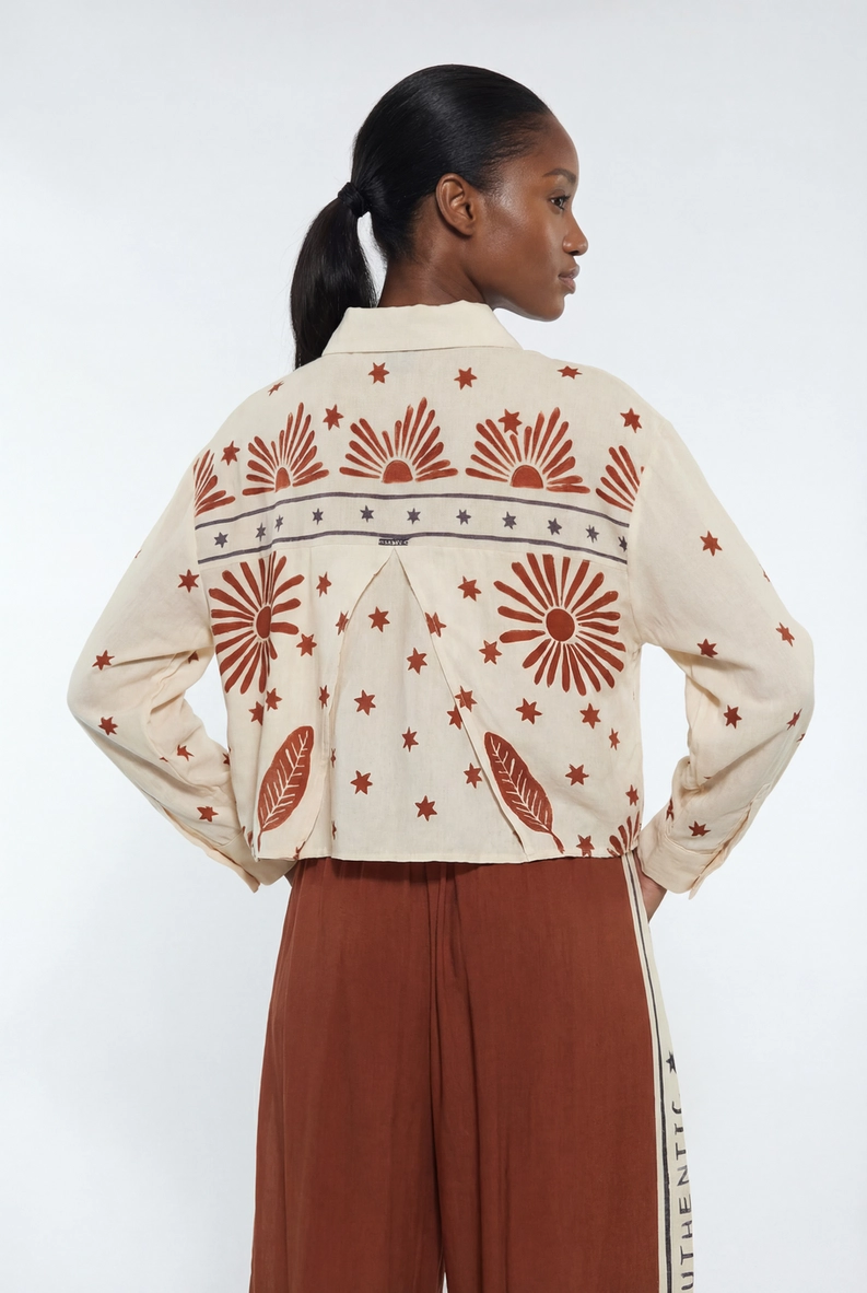 Camisa Feminina Box Estampada Estampados 4