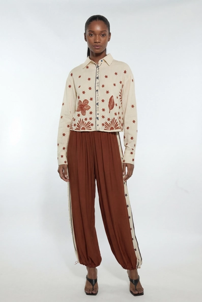 Camisa Feminina Box Estampada