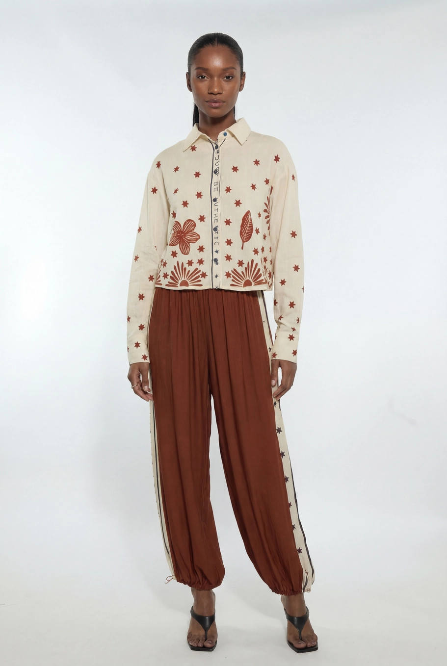 Camisa Feminina Box Estampada Estampados 1