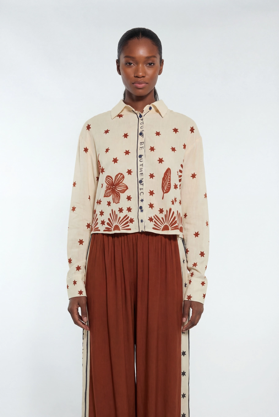 Camisa Feminina Box Estampada Estampados 3