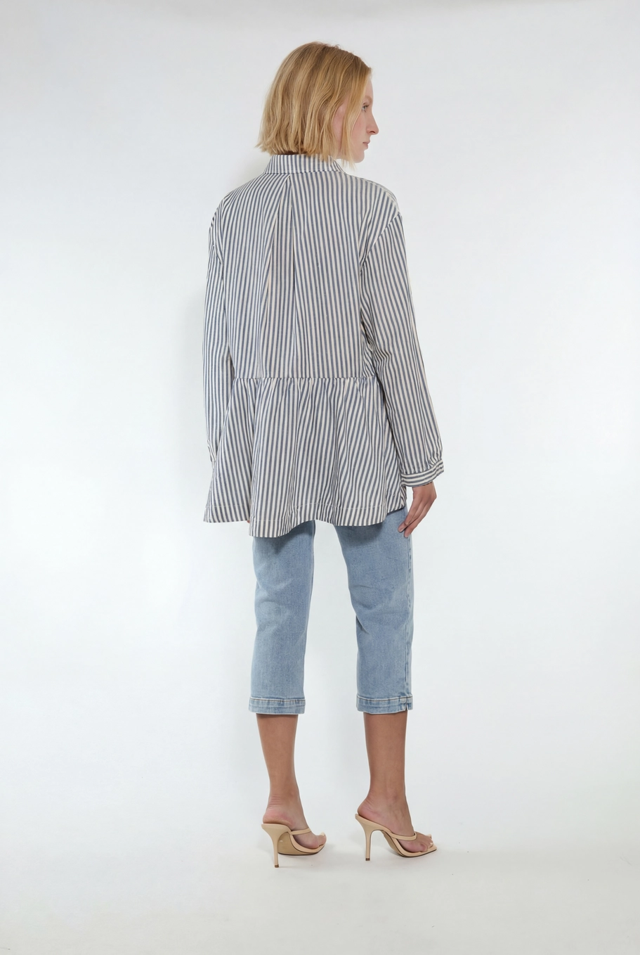 Camisa Feminina Alfaiataria Listrada -  New Fit Estampados 3