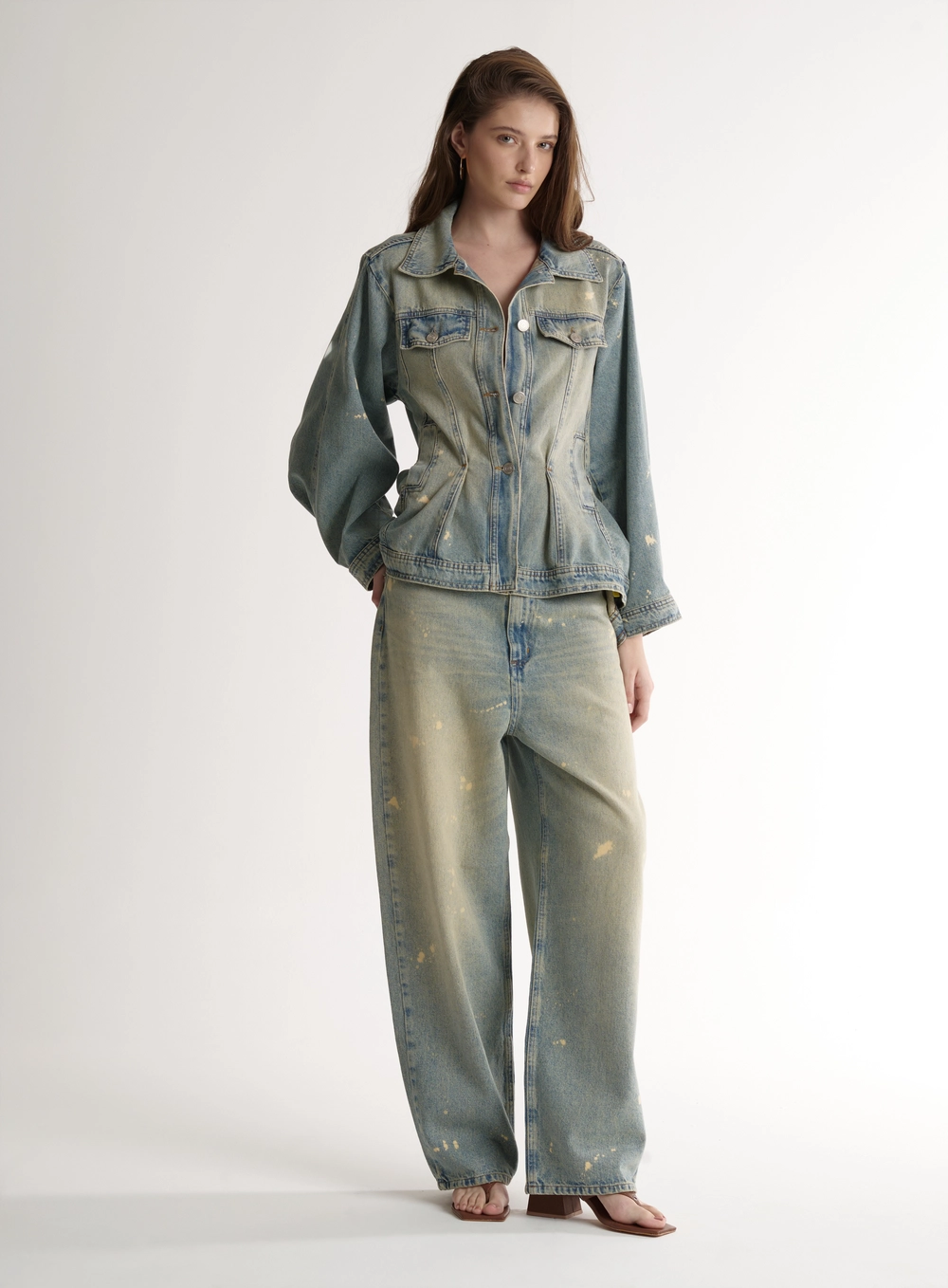 Calça Jeans Wide Leg Feminina - Livia Índigo
