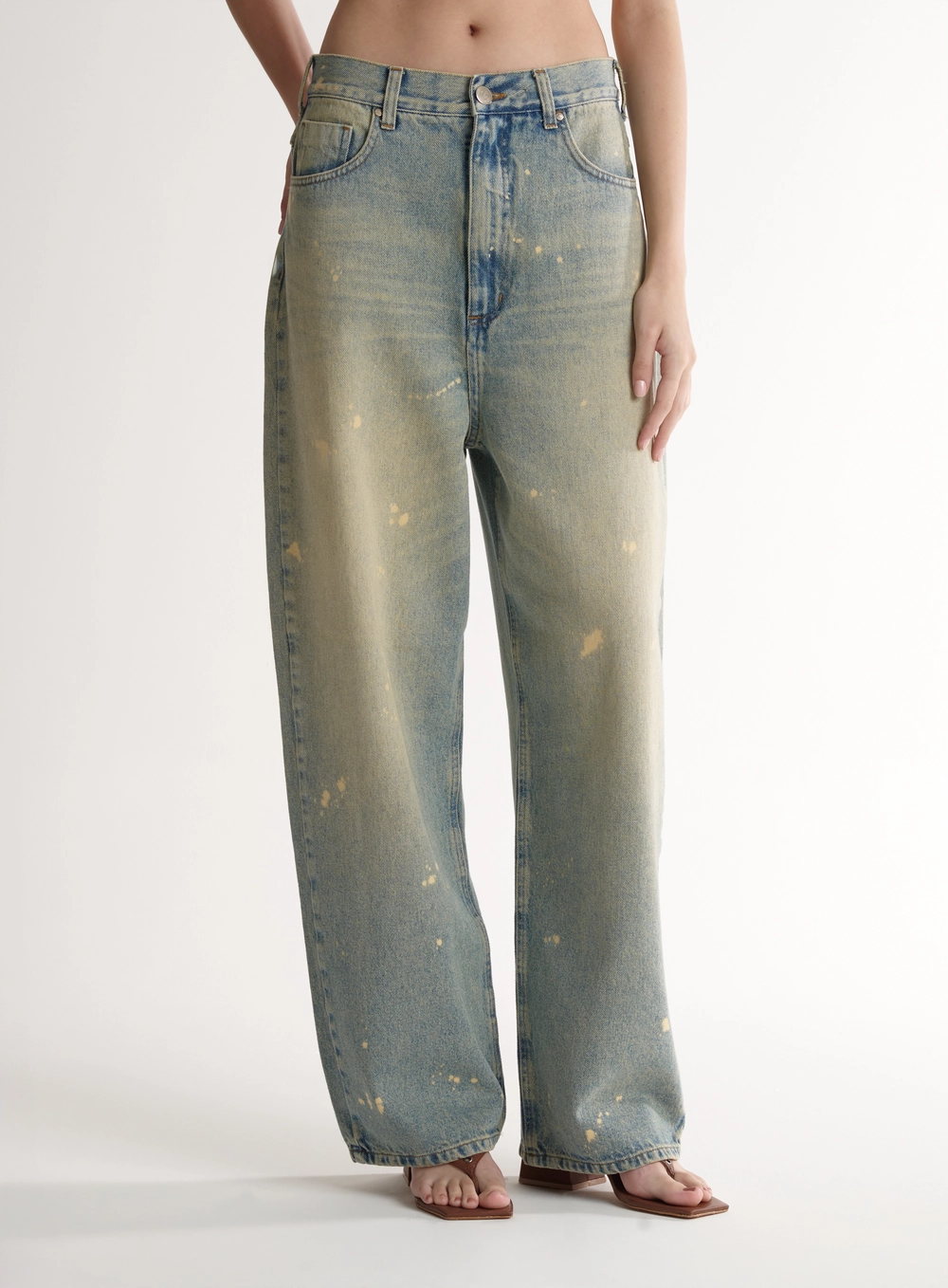 Calça Jeans Wide Leg Feminina - Livia Índigo
