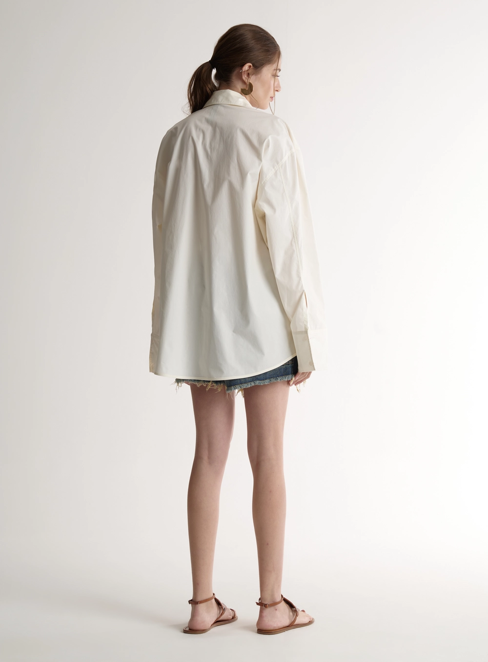 Short Feminino Jeans Desfiados - Bruna Low Índigo